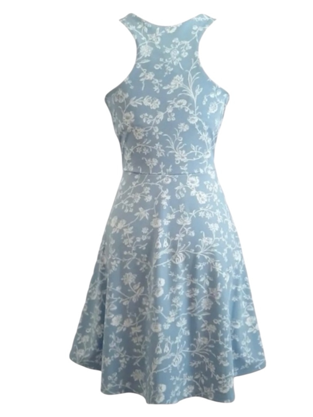 LAURA ASHLEY Floral Athleisure Dress in Light Blue Size XS -- Pickleball / Golf - Picture 3 of 8